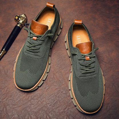 Herren Freizeitschuhe – Weiches Strickmaterial – Gepolsterte Sohle – Atmungsaktiv