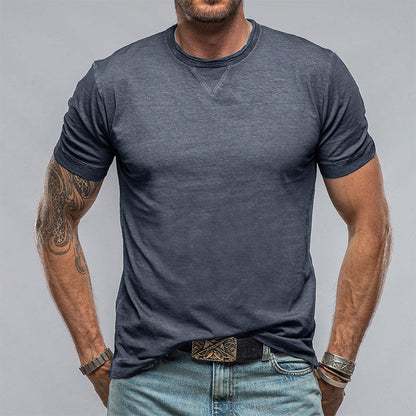 Herren T-Shirt – Relaxed Fit – Baumwollmix – Rundhals – Kurzarm Casual Look