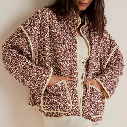 NENE - Stylische geblümte Jacke für Frauen