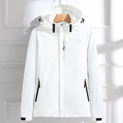 Damen Regenjacke – Wasserabweisend – Mit Kapuze – Hüftlanger Schnitt – Atmungsaktiv