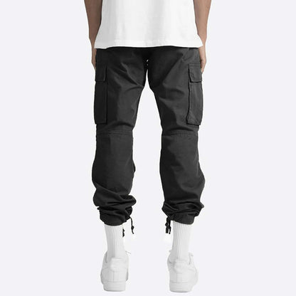Herren Cargohose – Relaxed Fit – Gerade Form – Atmungsaktives Material – Utility-Taschen