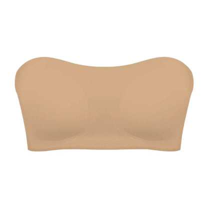 Damen BH – Trägerlos – Push-Up Effekt – Nahtloser Sitz – Rutschfestes Design