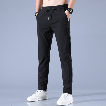 Herren Jogginghose – Schlanke Passform – Atmungsaktive Mischung – Elastikbund