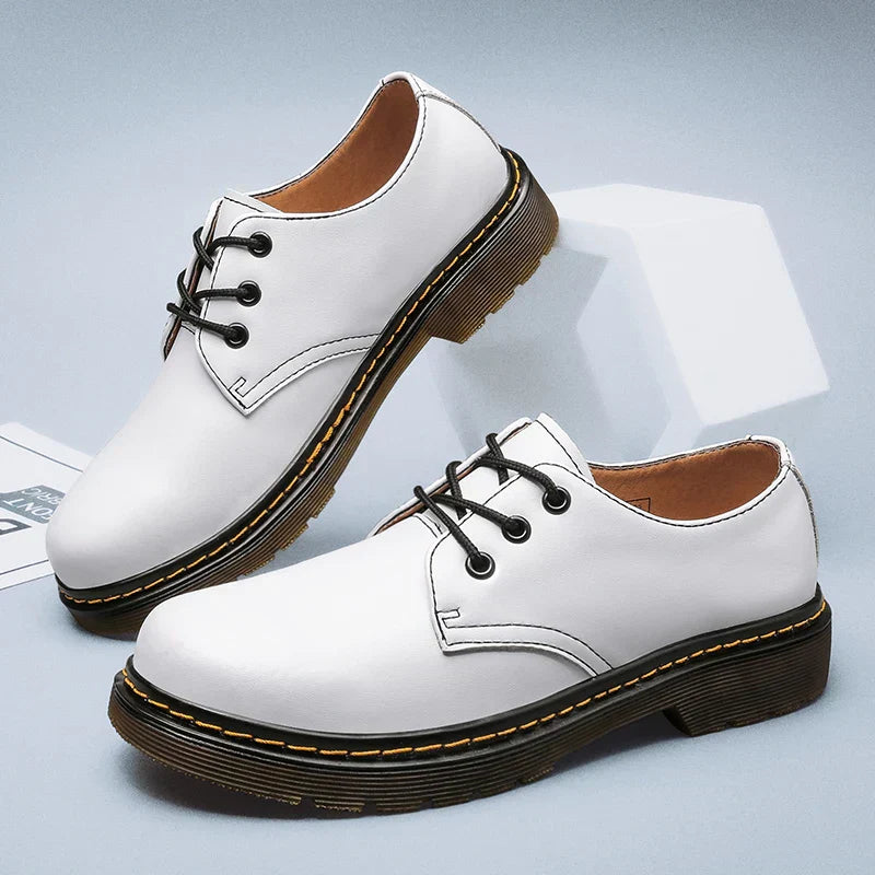 Herren Oxford Schuhe – Klassische Passform – Glattes Finish – Elegantes Schnürdesign