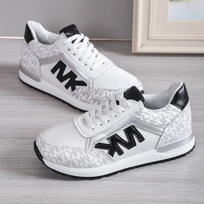 Damen Ortho Sneaker – Low-Top – Atmungsaktives Strickmaterial – Gepolsterte Sohle – Freizeitstil