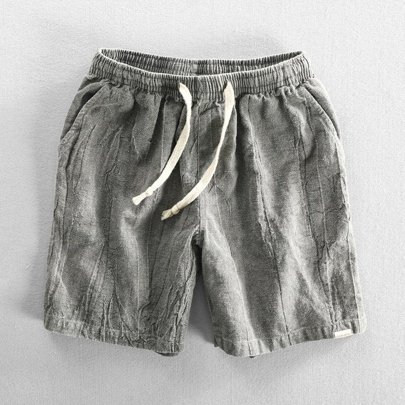 Herren Shorts – Relaxed Fit – Atmungsaktive Fasermischung – Elastischer Bund mit Kordelzug