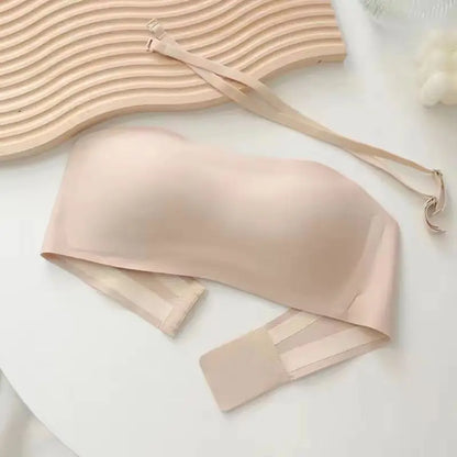 Damen Bandeau BH – Nahtloser Sitz – Atmungsaktive Stretchqualität – Bügellos