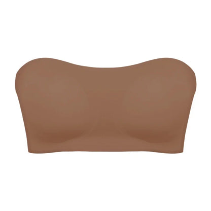Damen BH – Trägerlos – Push-Up Effekt – Nahtloser Sitz – Rutschfestes Design