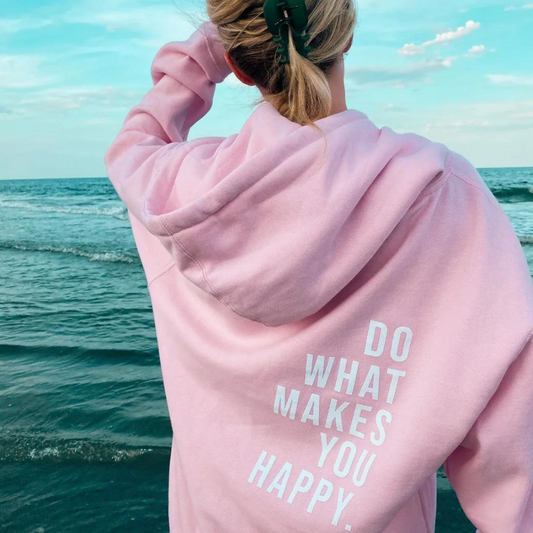 Damen Kapuzenpullover – Oversized Passform – Weicher Stoff – Rückenprint Casual