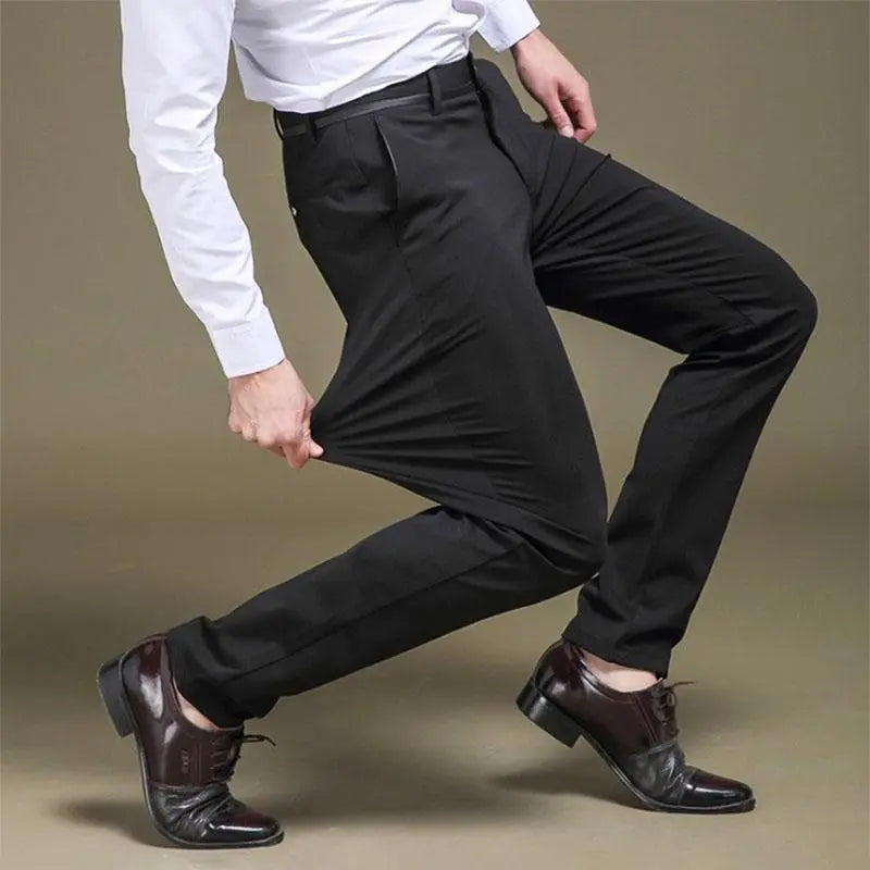 Herren Anzughose – Slim Fit – Stretchmaterial – Knöchellang – Elegantes Design
