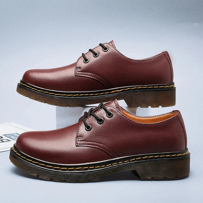 Herren Oxford Schuhe – Klassische Passform – Glattes Finish – Elegantes Schnürdesign