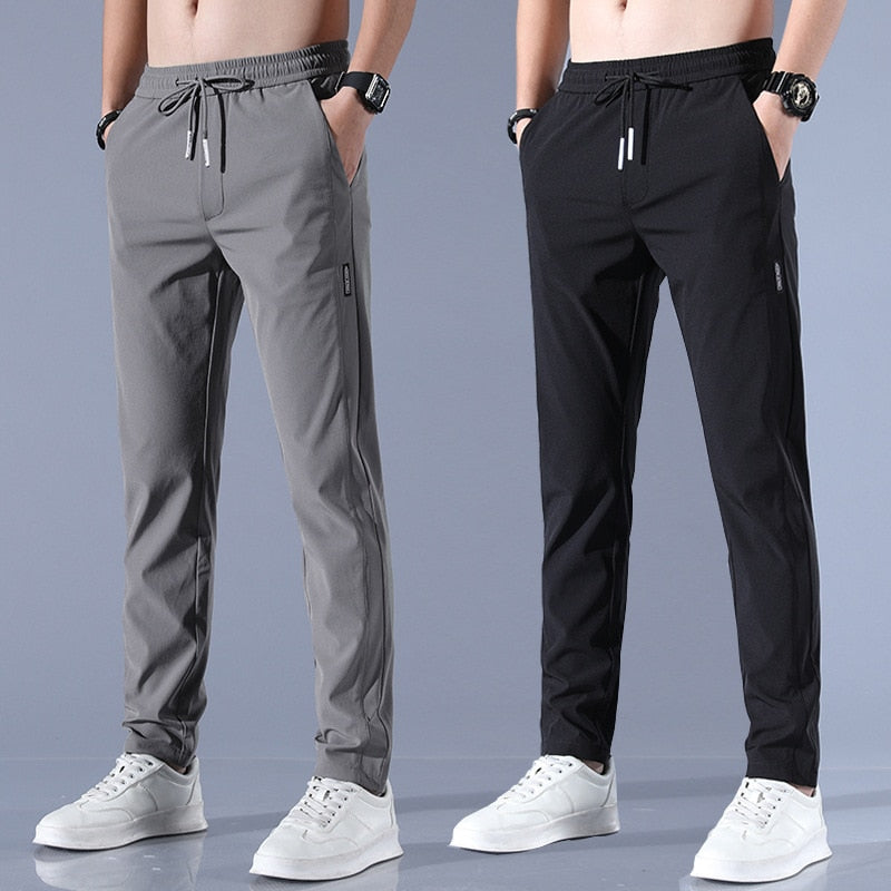 Herren Jogginghose – Schlanke Passform – Atmungsaktive Mischung – Elastikbund