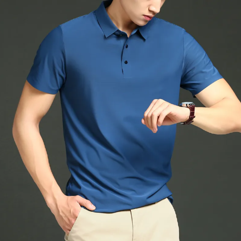 Herren Poloshirt – Slim Fit – Kurzarm – Atmungsaktiver Luxusstoff