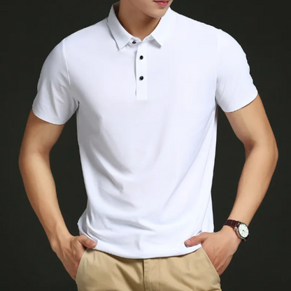 Herren Poloshirt – Slim Fit – Kurzarm – Atmungsaktiver Luxusstoff