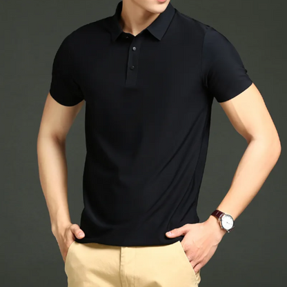 Herren Poloshirt – Slim Fit – Kurzarm – Atmungsaktiver Luxusstoff