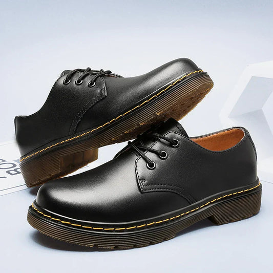 Herren Oxford Schuhe – Klassische Passform – Glattes Finish – Elegantes Schnürdesign