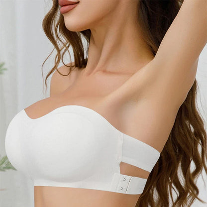 Damen BH – Trägerlos – Push-Up Effekt – Nahtloser Sitz – Rutschfestes Design