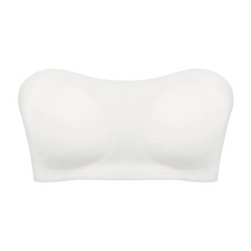 Damen BH – Trägerlos – Push-Up Effekt – Nahtloser Sitz – Rutschfestes Design