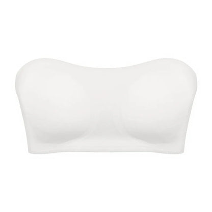 Damen BH – Trägerlos – Push-Up Effekt – Nahtloser Sitz – Rutschfestes Design