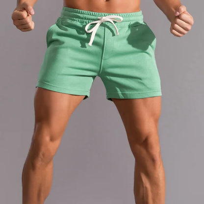Herren Shorts – Entspannter Schnitt – Naturfasern – Mit Kordelzug – Mittellang