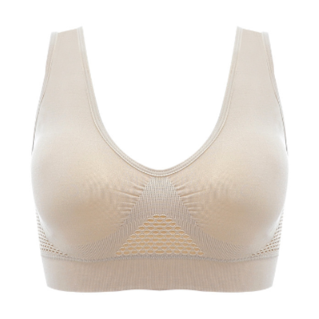 Damen BH – Drahtlos – Nahtloser Sitz – Atmungsaktives Material – Voll bedeckend