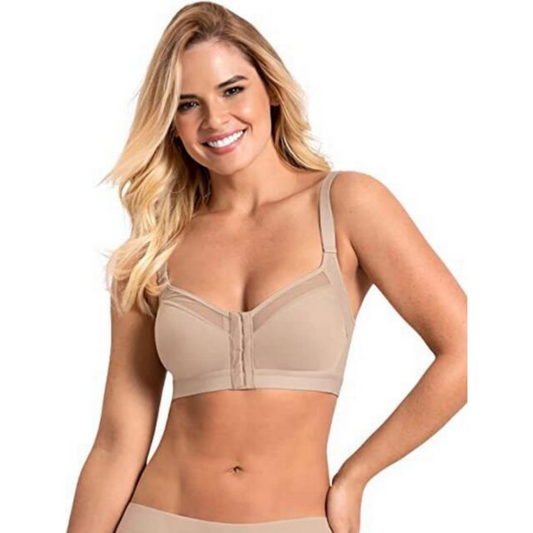 Damen BH – Vollschale – Atmungsaktives Material – Frontverschluss – Haltungsfördernd