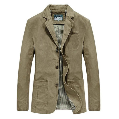 Herren Blazer – Taillierter Schnitt – Atmungsaktives Gewebe – Einreihig Elegant