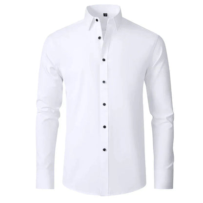 Herren Businesshemd – Slim Fit – Atmungsaktiv – Knitterfrei – Langarm – Button-Down