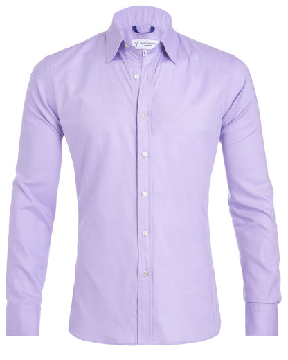 Herren Hemd – Slim Fit – Atmungsaktives Gewebe – Langarm mit Knopfverschluss