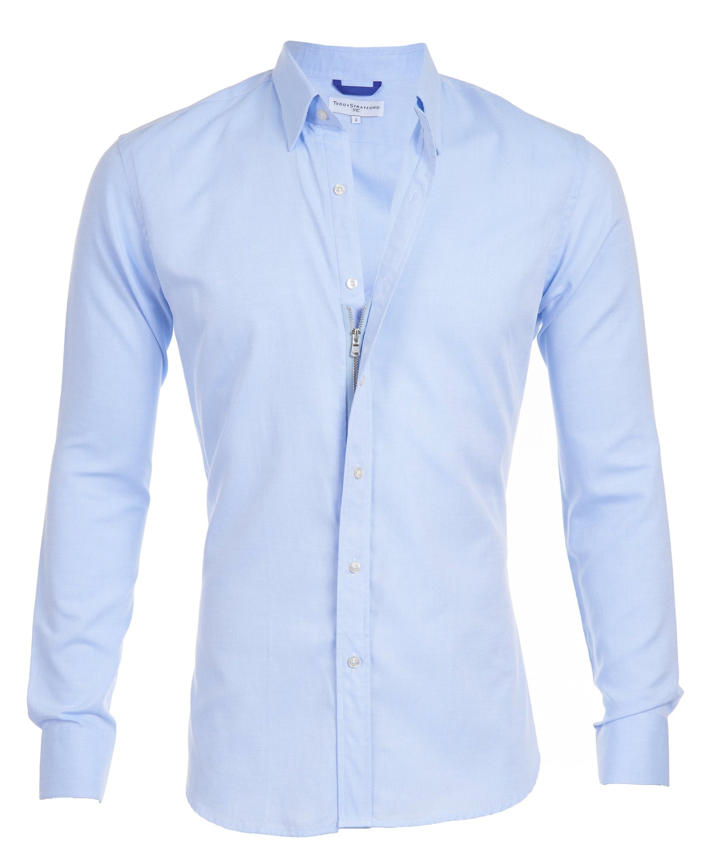 Herren Hemd – Slim Fit – Atmungsaktives Gewebe – Langarm mit Knopfverschluss