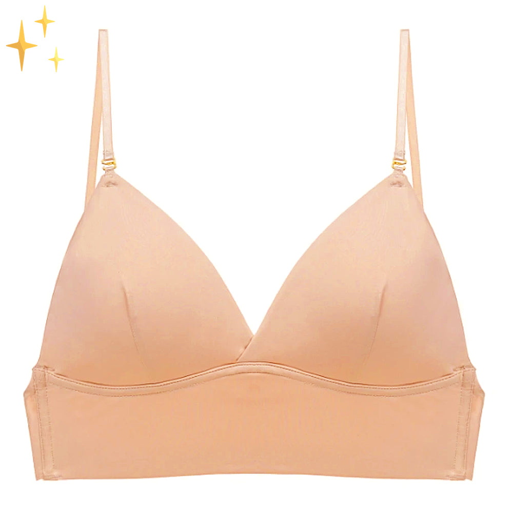 Damen BH – Nahtlose Cups – Verstellbare Träger – Atmungsaktives Material – Rückenfrei