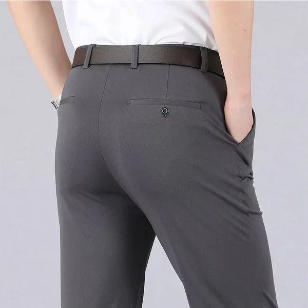 Herren Anzughose – Slim Fit – Stretchmaterial – Knöchellang – Elegantes Design