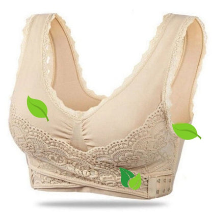 Damen BH – Vollschale – Stützfunktion – Atmungsaktives Stretchmaterial – Spitzendetail