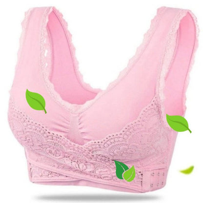Damen BH – Vollschale – Stützfunktion – Atmungsaktives Stretchmaterial – Spitzendetail