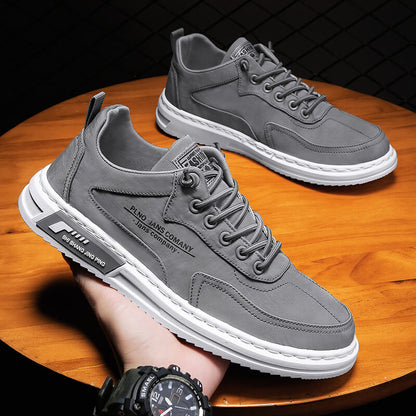 Herren Sneaker – Orthopädische Sohle – Gepolstert – Knöchelhoch – Schnürverschluss