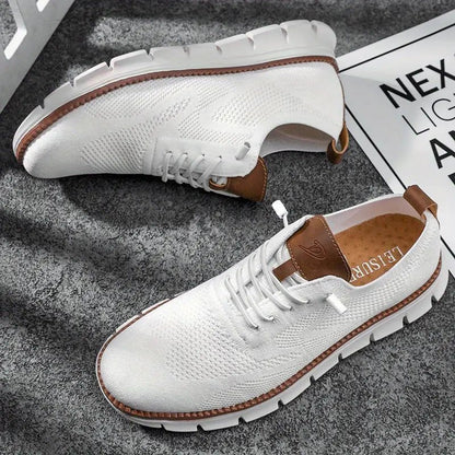 Herren Sneaker – Weiches Strickmaterial – Atmungsaktiv – Flexibler Laufsohle