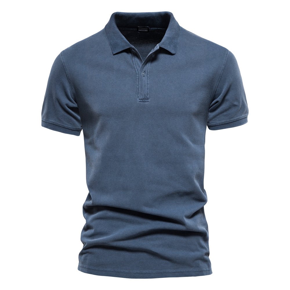 Herren Poloshirt – Standard Fit – Kurzarm – Weiches Strickmaterial – Freizeitlook