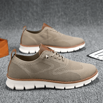 Herren Sneakers – Weiches Strickgewebe – Atmungsaktiv – Flexibler Komfort Fit
