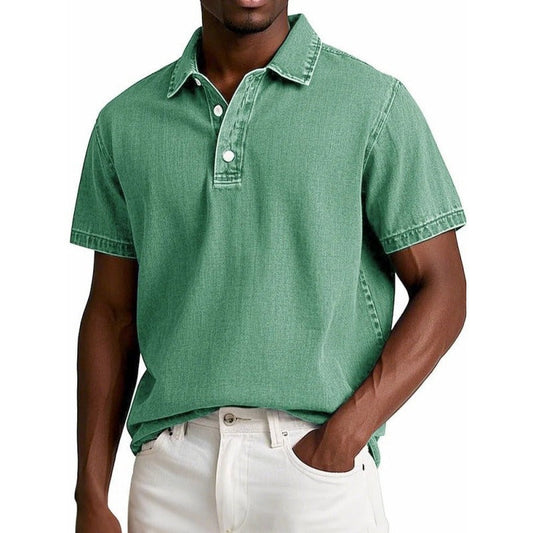 Herren Poloshirt – Baumwollmix – Relaxed Fit – Kurzarm Klassischer Freizeitstil