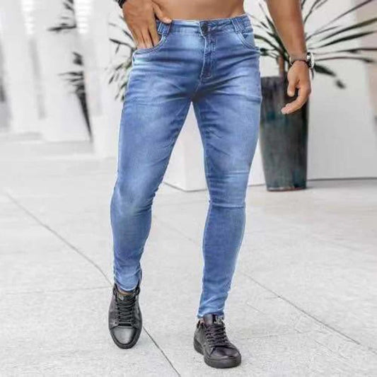Herren Jeans – Slim Fit – Stretch Denim – Atmungsaktiv – Knöchellang Casual Look