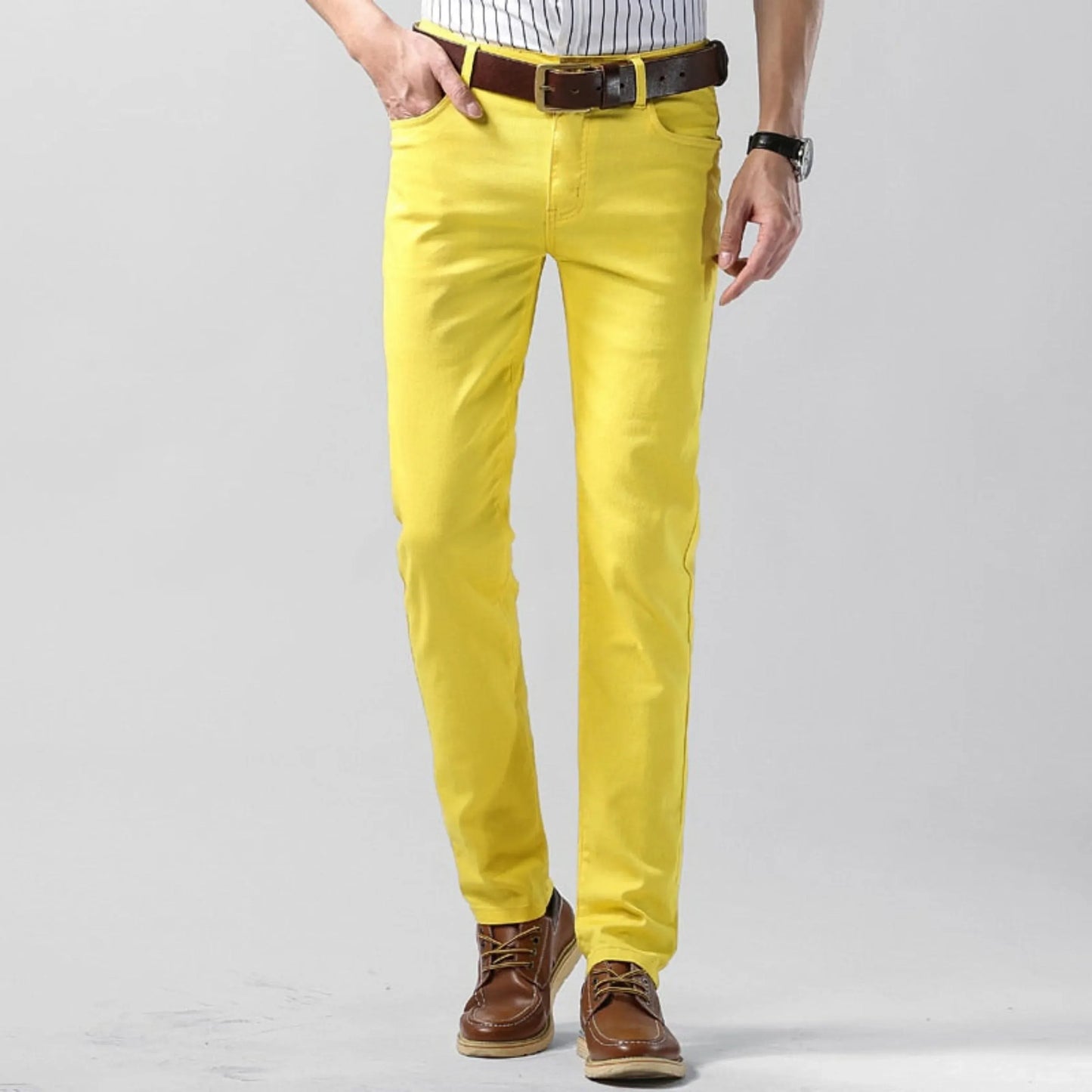 Herren Hose – Gerade Passform – Baumwollmix mit Stretch – Business Casual Look