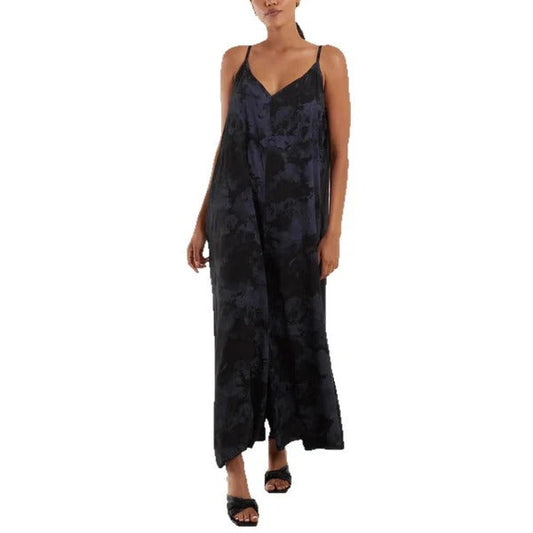 Damen Maxikleid – Lockerer Schnitt – Verstellbare Träger – Atmungsaktiver Stoff