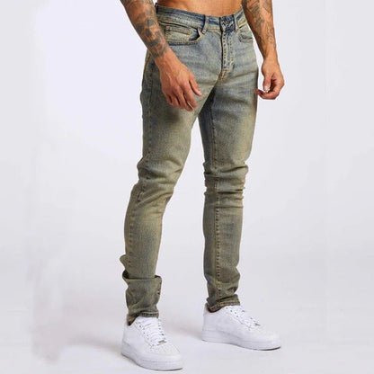 Herren Jeans – Slim Fit – Stretch Denim – Atmungsaktiv – Knöchellang Casual Look