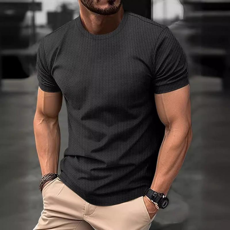 Herren T-Shirt – Slim Fit – Kurzarm – Rundhals – Atmungsaktives Komfortgewebe