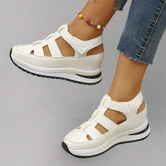 Damen Sandalen – Orthopädisch – Verstellbare Riemen – Gepolsterte Sohle – Bequeme Passform