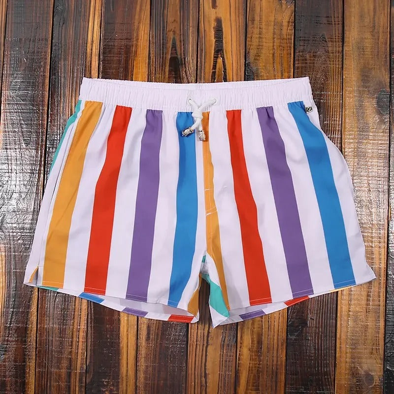 Herren Shorts – Lockerer Schnitt – Atmungsaktives Material – Elastischer Bund mit Kordelzug