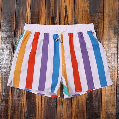 Herren Shorts – Lockerer Schnitt – Atmungsaktives Material – Elastischer Bund mit Kordelzug