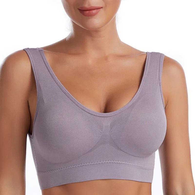 Damen BH – Nahtlos – Leicht Gepolstert – Drahtfrei – Atmungsaktives Material