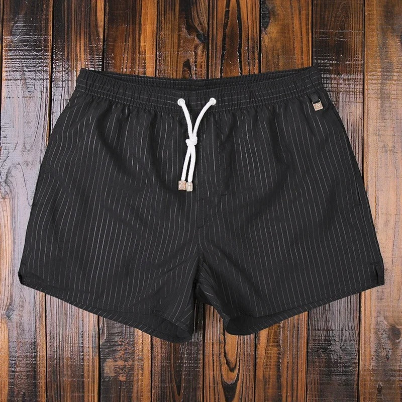 Herren Shorts – Lockerer Schnitt – Atmungsaktives Material – Elastischer Bund mit Kordelzug