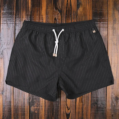Herren Shorts – Lockerer Schnitt – Atmungsaktives Material – Elastischer Bund mit Kordelzug